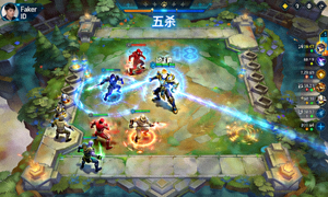 英雄联盟职业选手Faker沙皇精彩五杀操作回放视频